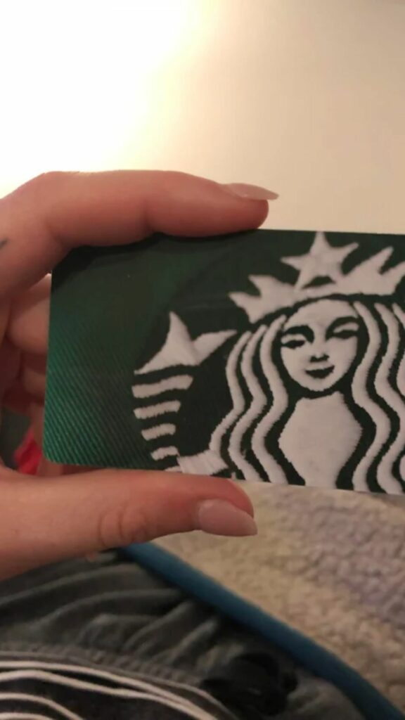 Starbucks Partner Card on My Hand