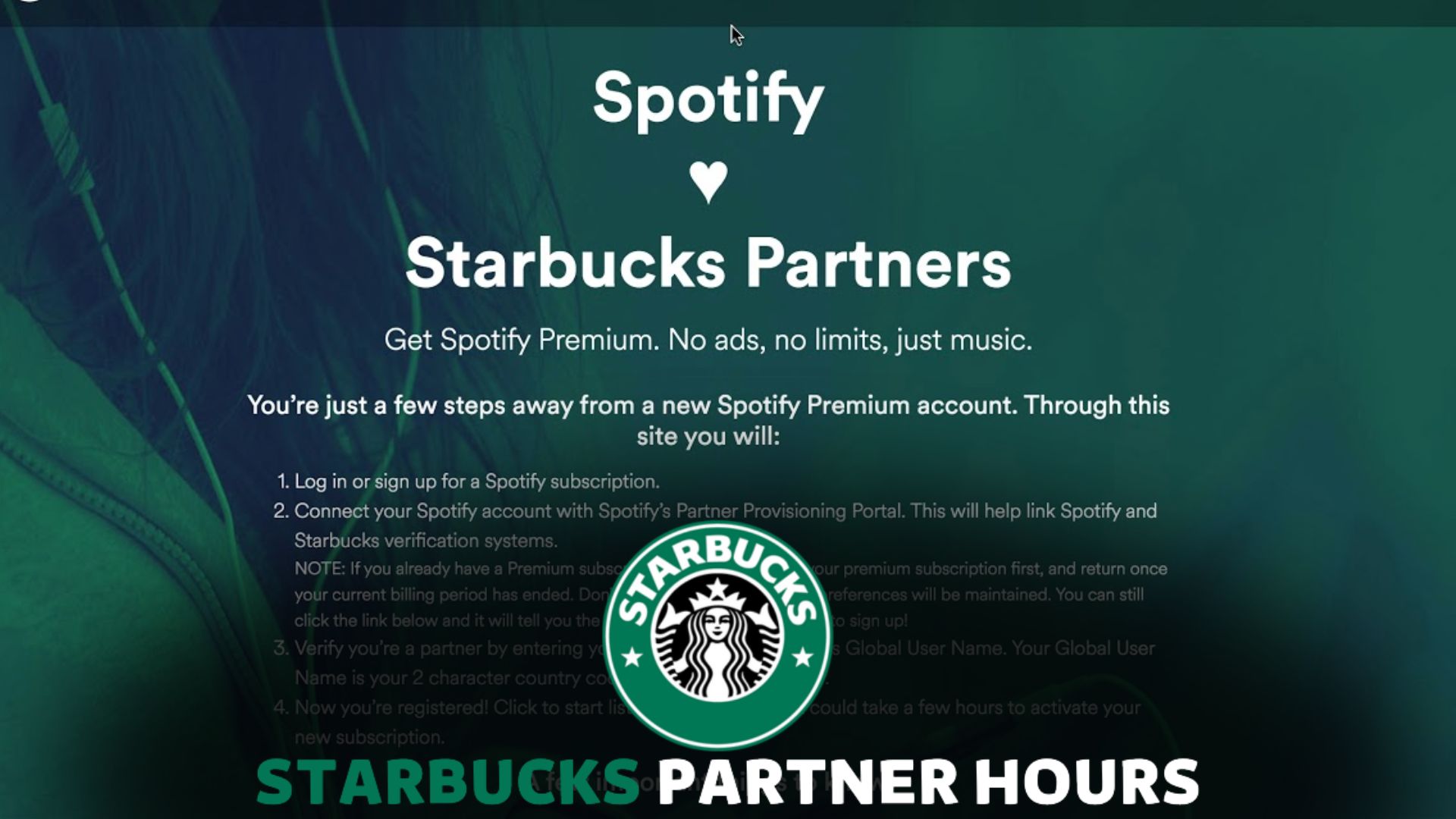 How to Log in to Starbucks Partner Spotify Premium